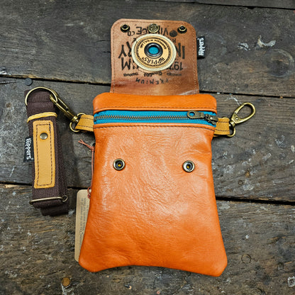 Hippers 2-zijdig vintage roze/ oranjerood
