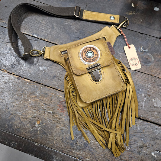 Luxe Hippers bruin franje I