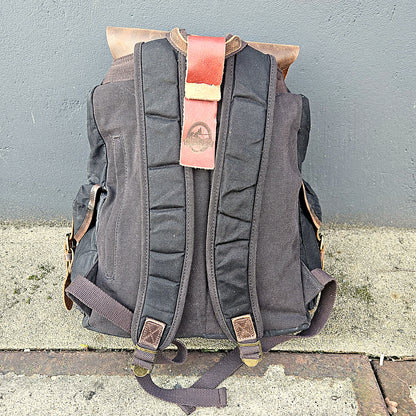 Rugzak oldschool zwart