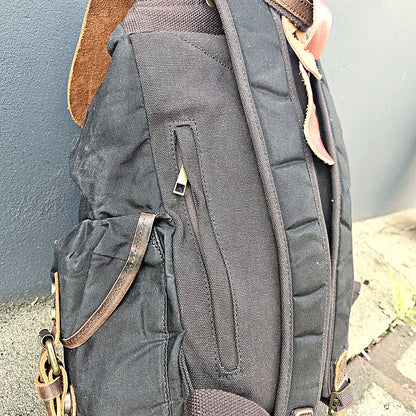 Rugzak oldschool zwart