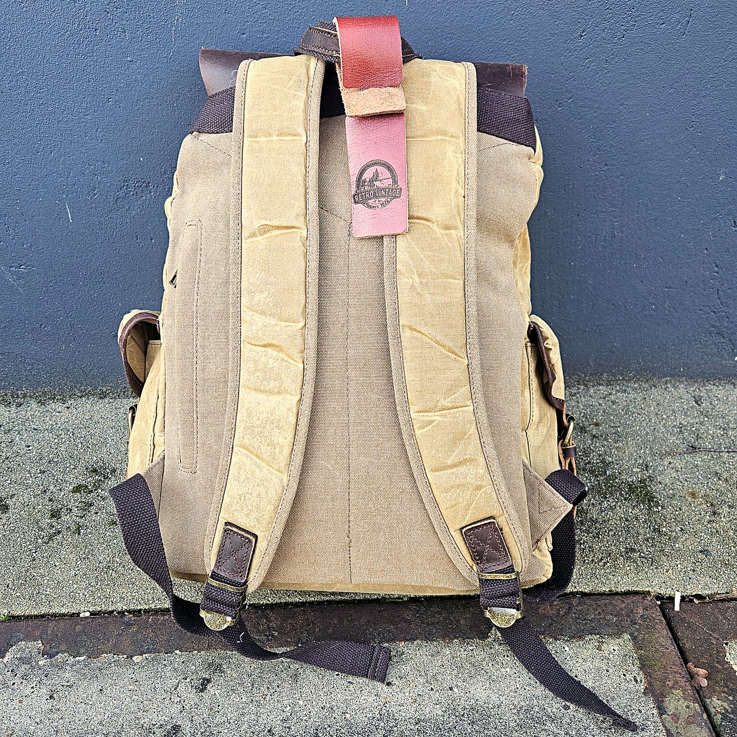 Rugzak oldschool camel