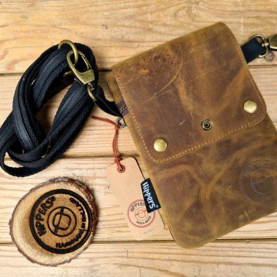 Heuptas Hippers Dutch Design zwart/bruin maat S