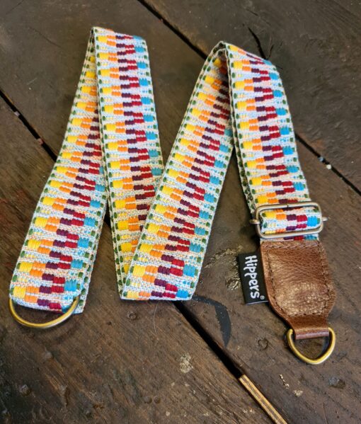 Schouderband gekleurd (bruin leer)