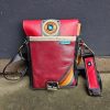 Hippers Gordeltas 'Mini' rood/donkerrood  vintage striping - Afbeelding 5