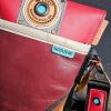 Hippers Gordeltas 'Mini' rood/donkerrood  vintage striping - Afbeelding 6