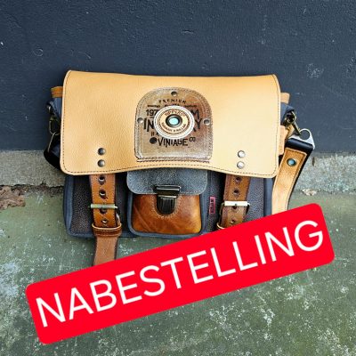 Hippers Gordeltas (laptop) Vintage bruin NABESTELLING