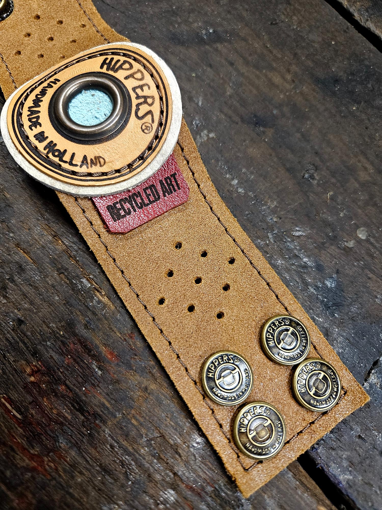 Hippers Armband lichtbruin ruw - Afbeelding 3