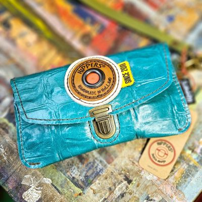 Hippers Brilleknip aqua kroko oranje