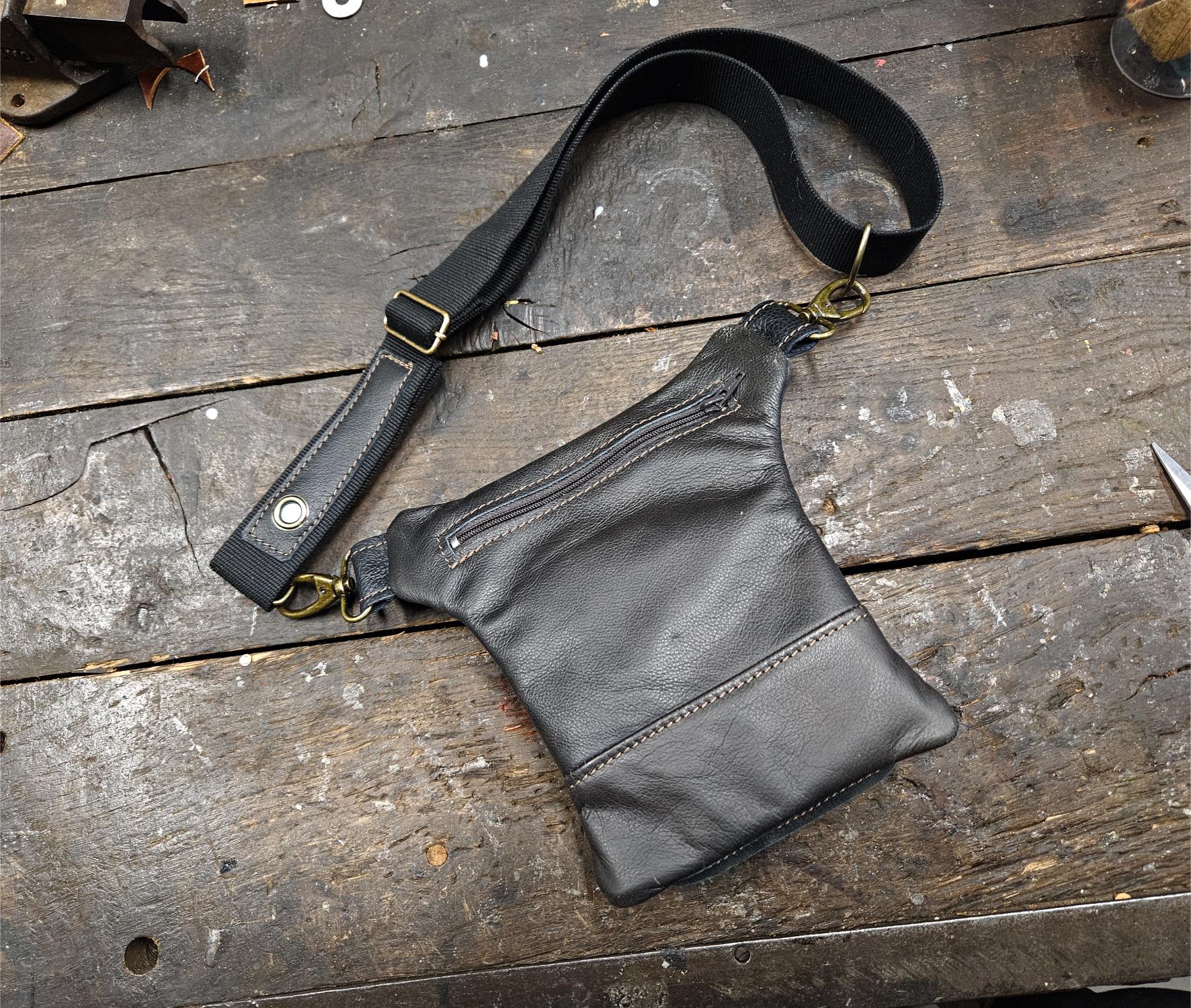 Luxe Hippers heuptas zwart bruin horses II - Afbeelding 6