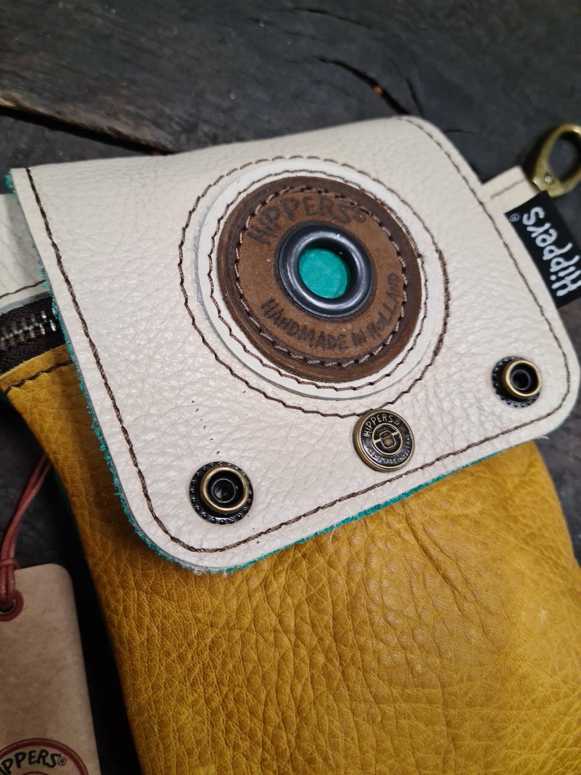 Heuptas Hippers 2-zijdig oranje groen/oker - Afbeelding 10