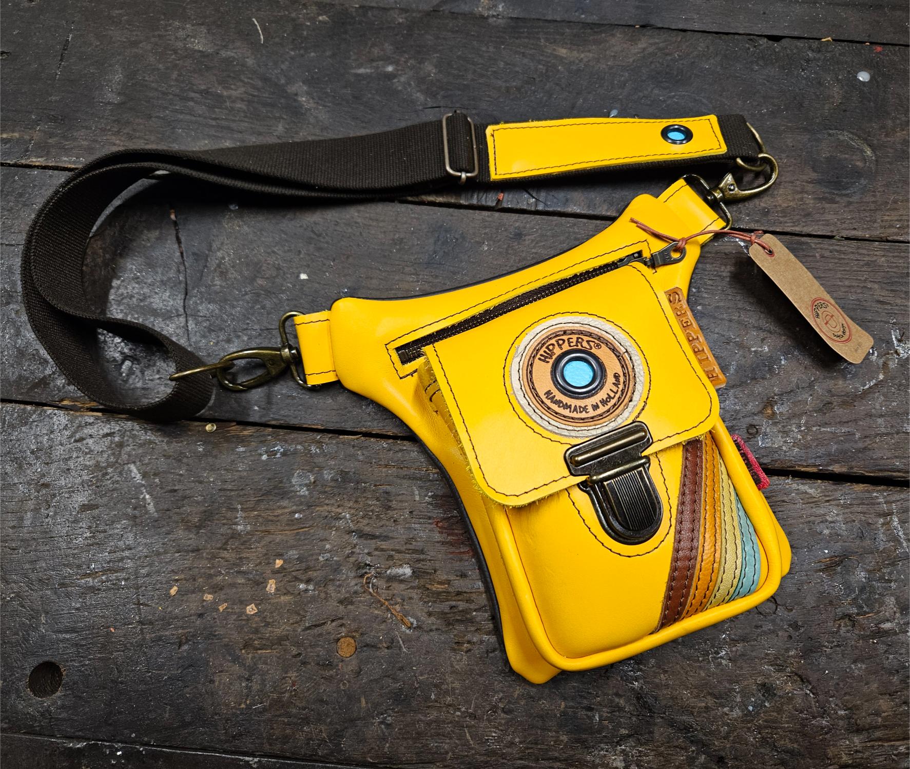 Luxe Hippers heuptas oker Vintage