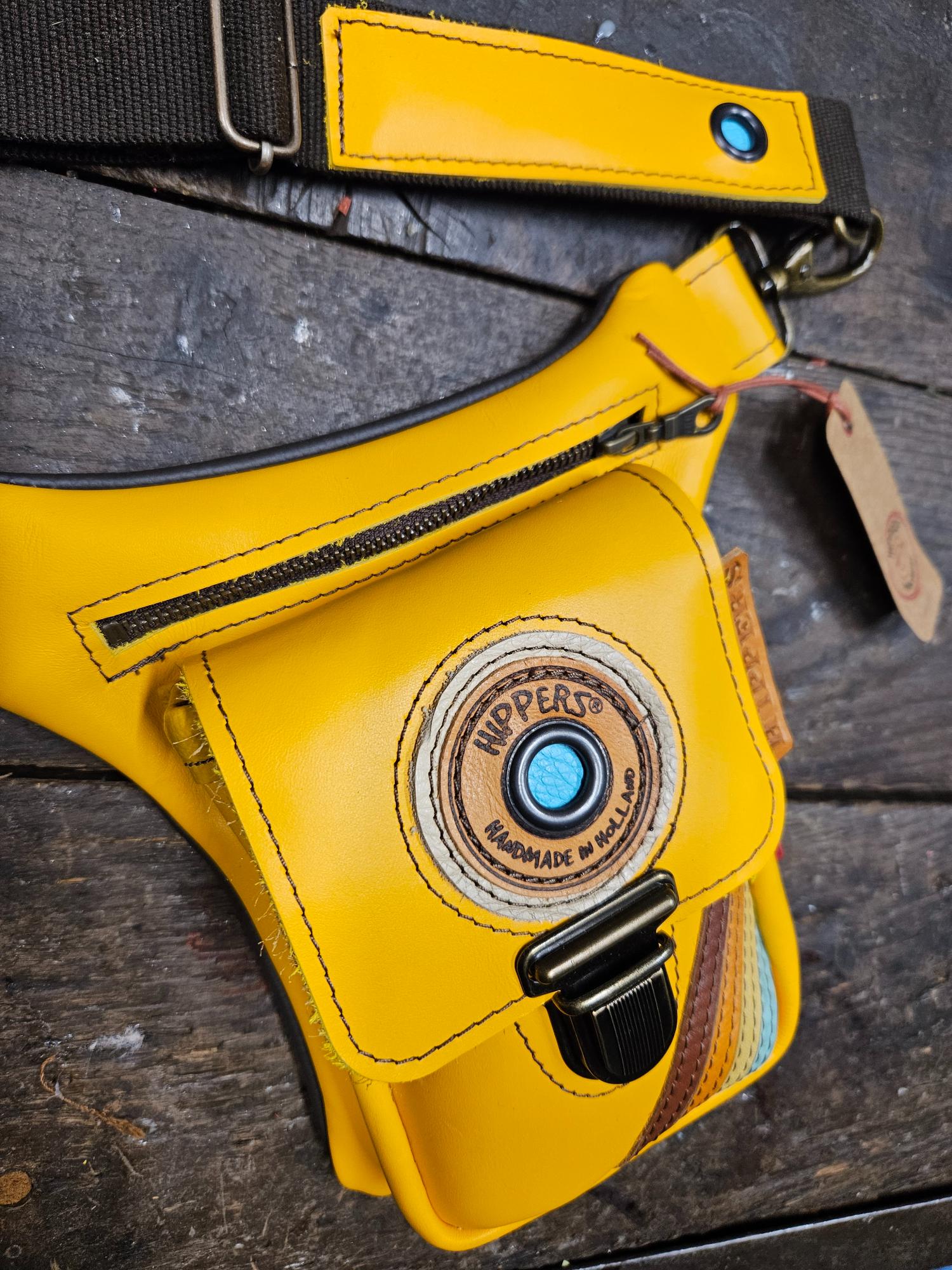 Luxe Hippers heuptas oker Vintage - Afbeelding 3