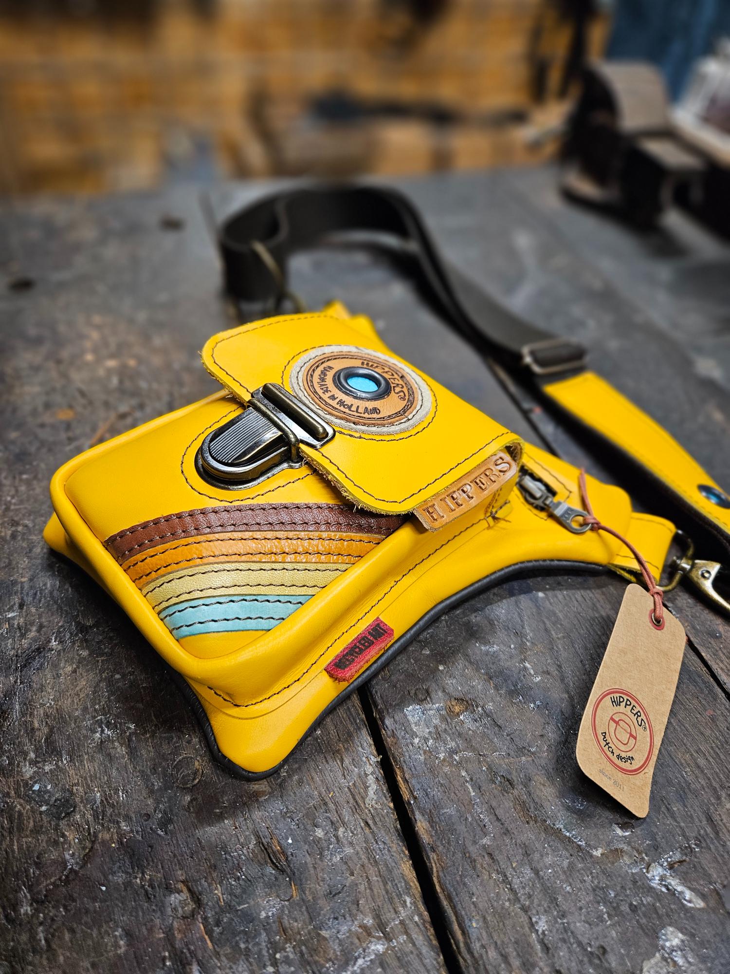 Luxe Hippers heuptas oker Vintage - Afbeelding 4