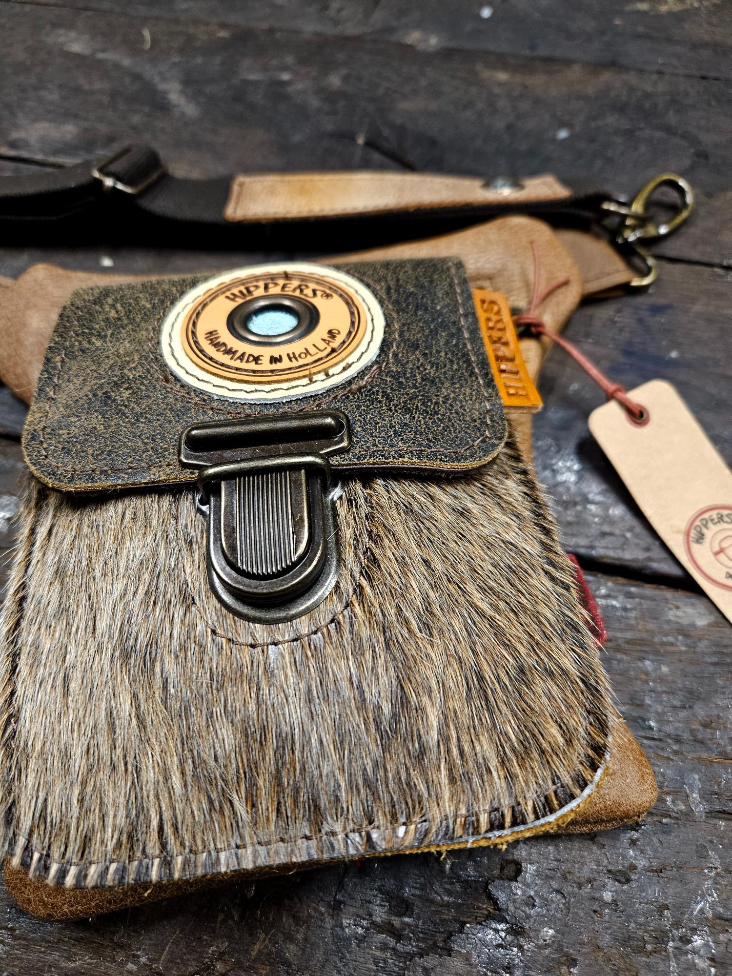 Luxe Hippers heuptas bruin vacht - Afbeelding 2