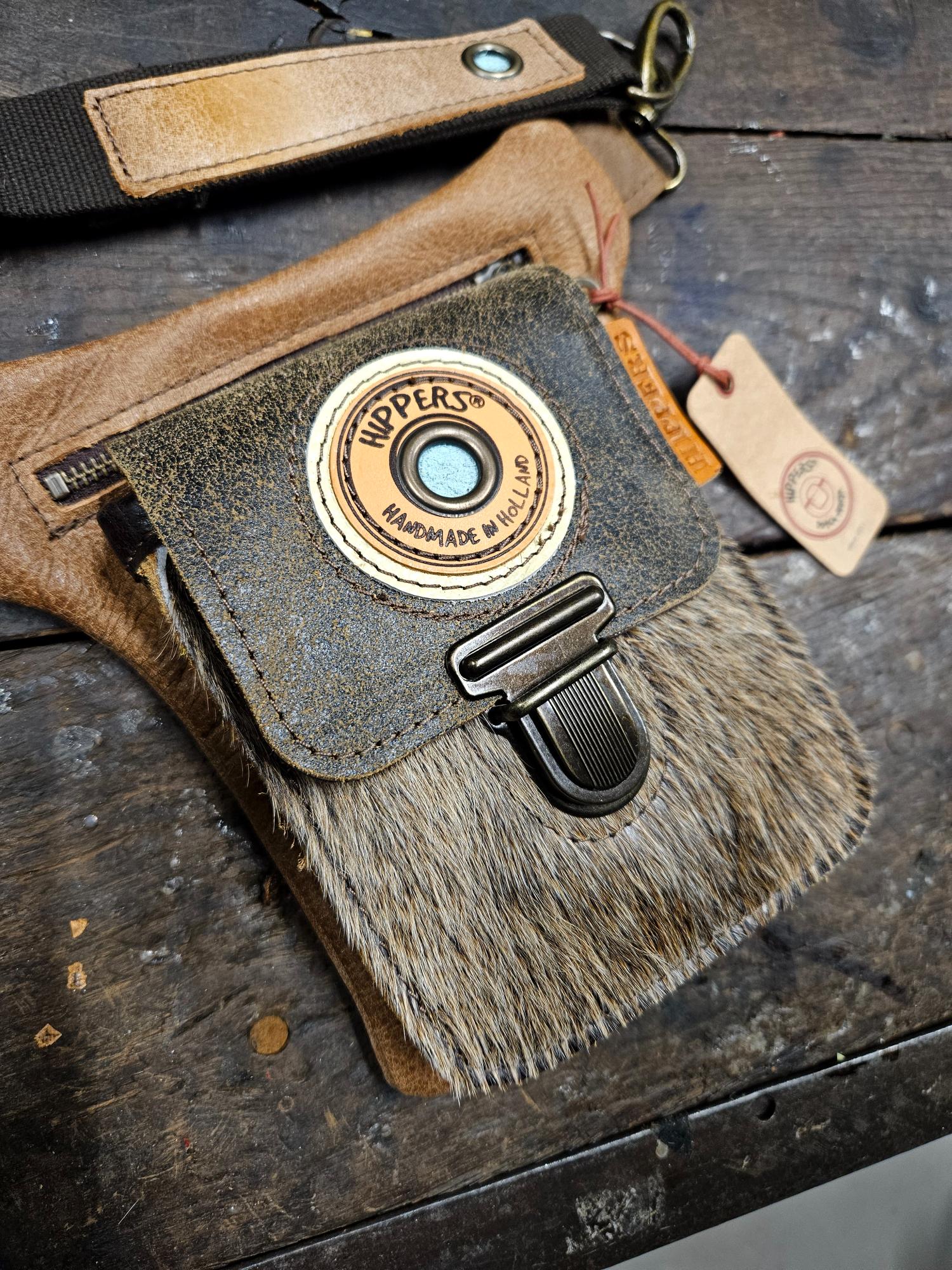 Luxe Hippers heuptas bruin vacht - Afbeelding 3