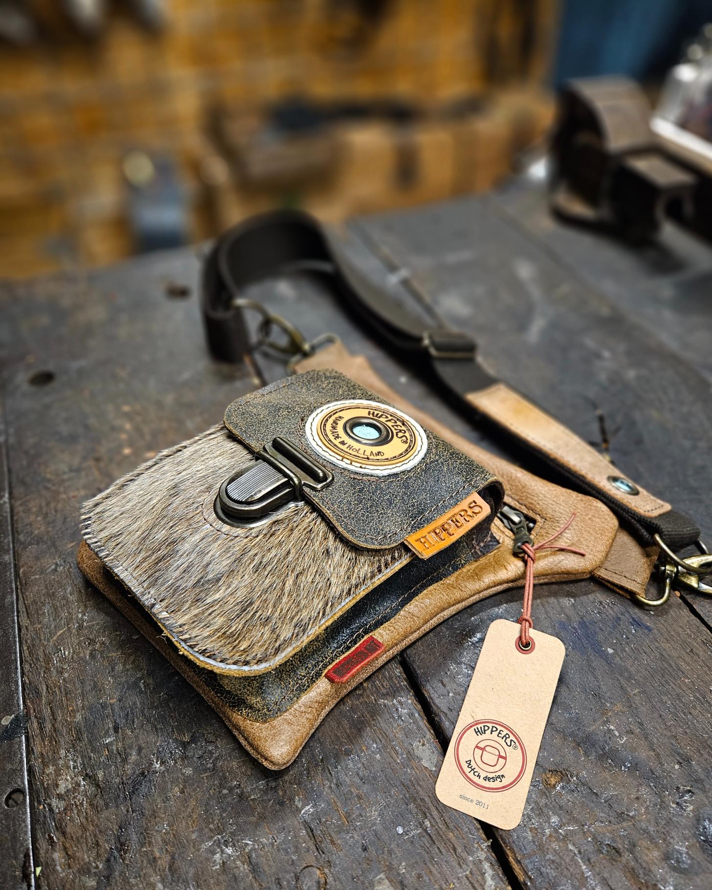 Luxe Hippers heuptas bruin vacht - Afbeelding 4