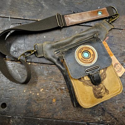 Luxe Hippers heuptas zwart bruin hert