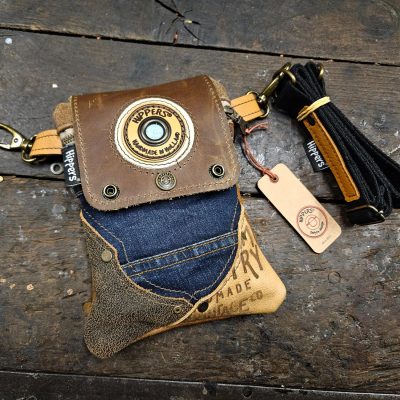 Heuptas tweezijdig jeans bruin/bruin I