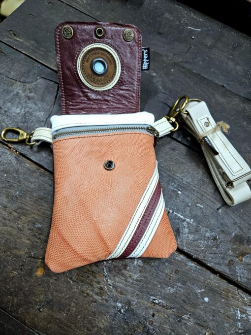 Dubbele Hippers Heuptas oudrood patroon/bordeaux - Afbeelding 5