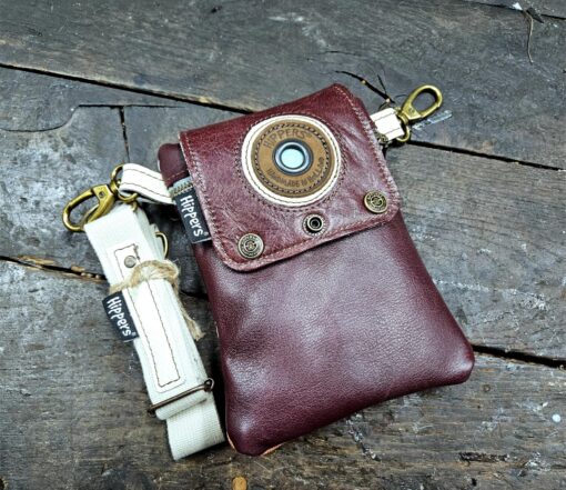 Dubbele Hippers Heuptas oudrood patroon/bordeaux - Afbeelding 7