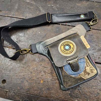 Luxe Hippers heuptas zwart/bruin jeans II