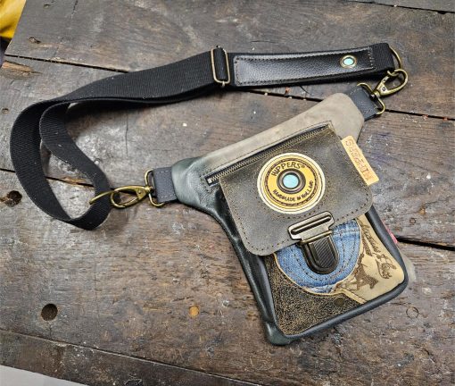 Luxe Hippers heuptas zwart/bruin jeans II