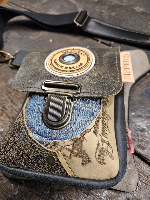 Luxe Hippers heuptas zwart/bruin jeans II - Afbeelding 3
