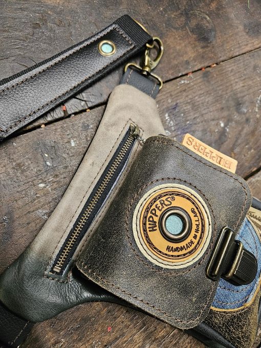 Luxe Hippers heuptas zwart/bruin jeans II - Afbeelding 8