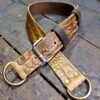 Hippers Heupriem leder luxe vintage lichtbruin 44/46