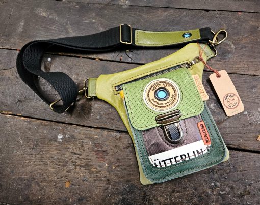Luxe Hippers heuptas vintage groen canvasprint