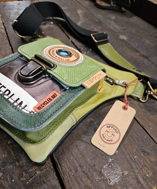 Luxe Hippers heuptas vintage groen canvasprint - Afbeelding 3