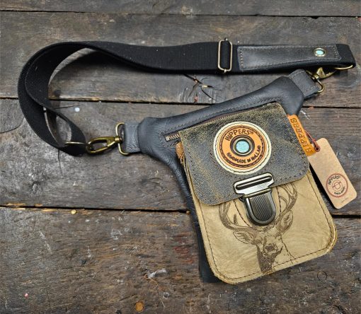 Luxe Hippers heuptas zwart bruin hert