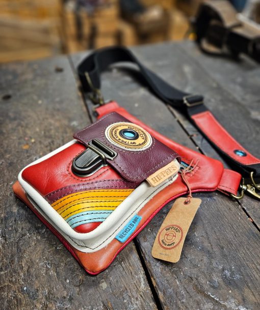 Luxe Hippers heuptas vintage rood - Afbeelding 4