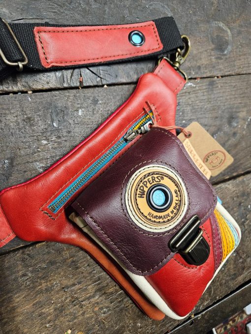 Luxe Hippers heuptas vintage rood - Afbeelding 5