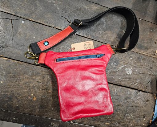 Luxe Hippers heuptas vintage rood - Afbeelding 6