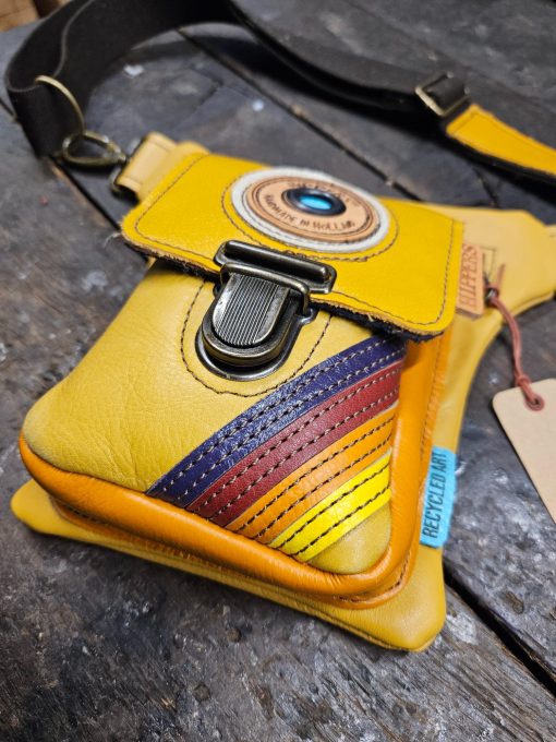 Luxe Hippers heuptas okergeel/vintage stripes - Afbeelding 3