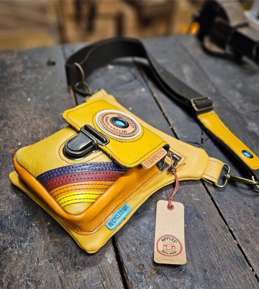 Luxe Hippers heuptas okergeel/vintage stripes - Afbeelding 5