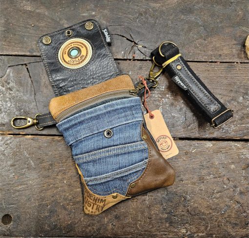 Hippers heuptas 2-zijdig jeans zwart - Afbeelding 3
