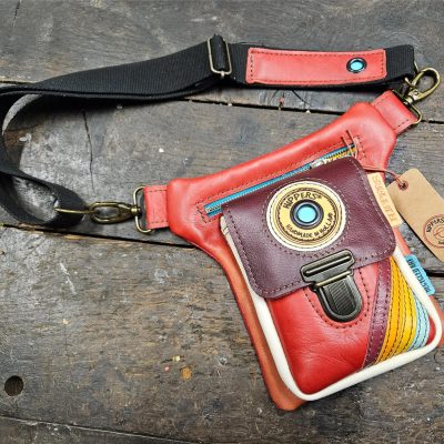 Luxe Hippers heuptas vintage rood
