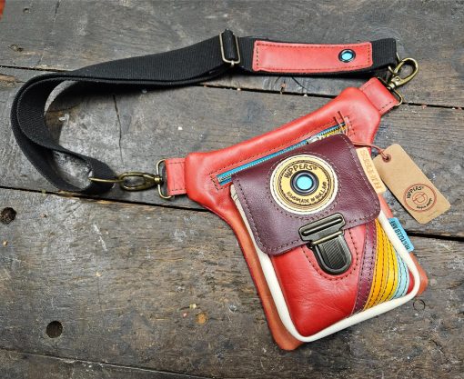 Luxe Hippers heuptas vintage rood