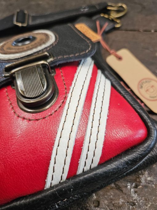Luxe Hippers heuptas zwart rood sport - Afbeelding 4