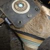 Hippers heuptas 2-zijdig vacht stripes/cognac - Afbeelding 3