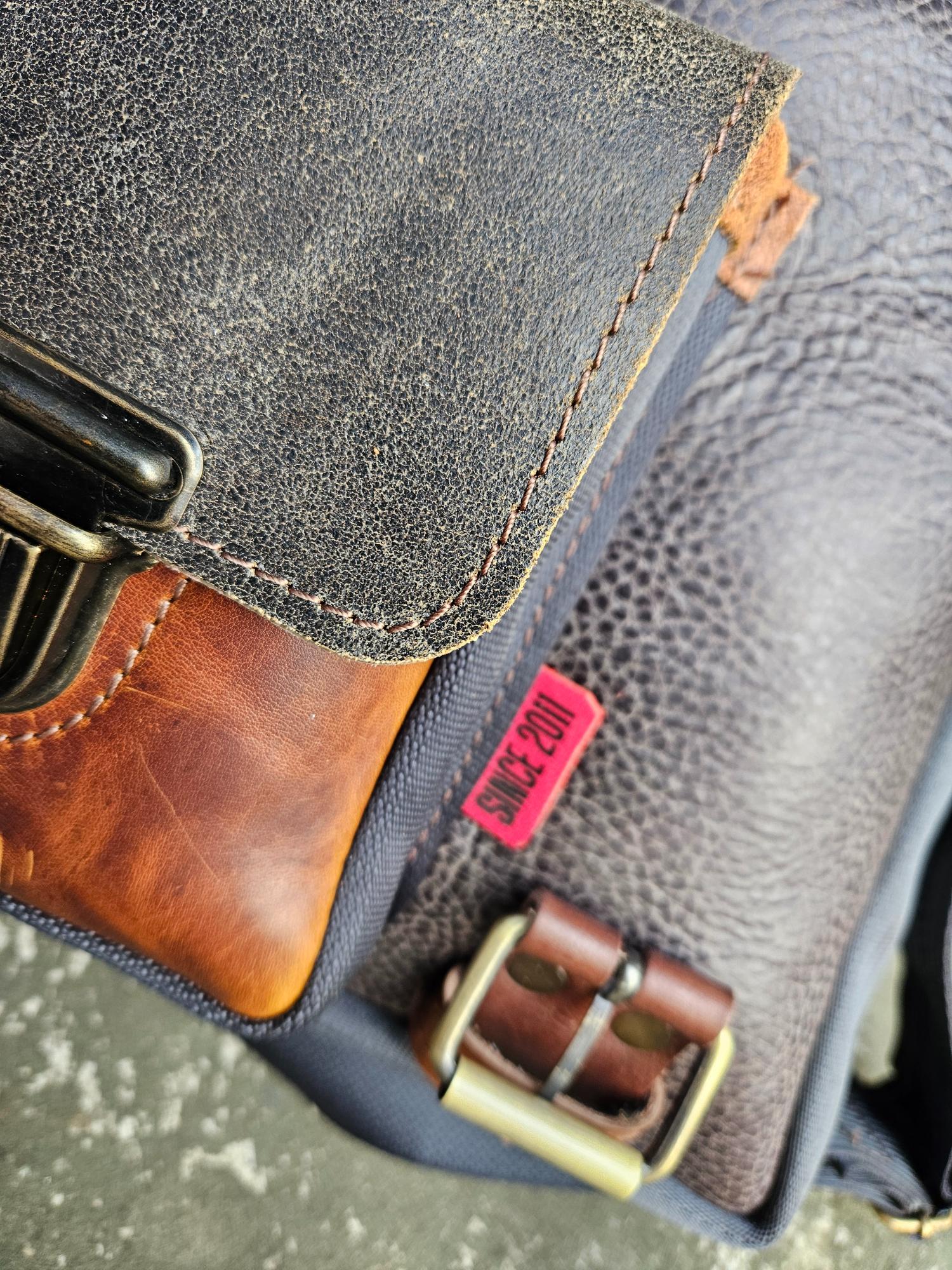 Hippers Gordeltas (laptop) Vintage bruin NABESTELLING - Afbeelding 11