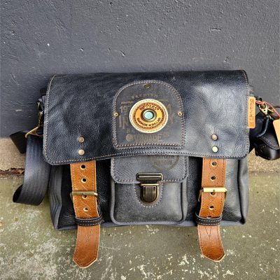 Hippers Gordeltas (laptop) Vintage zwart