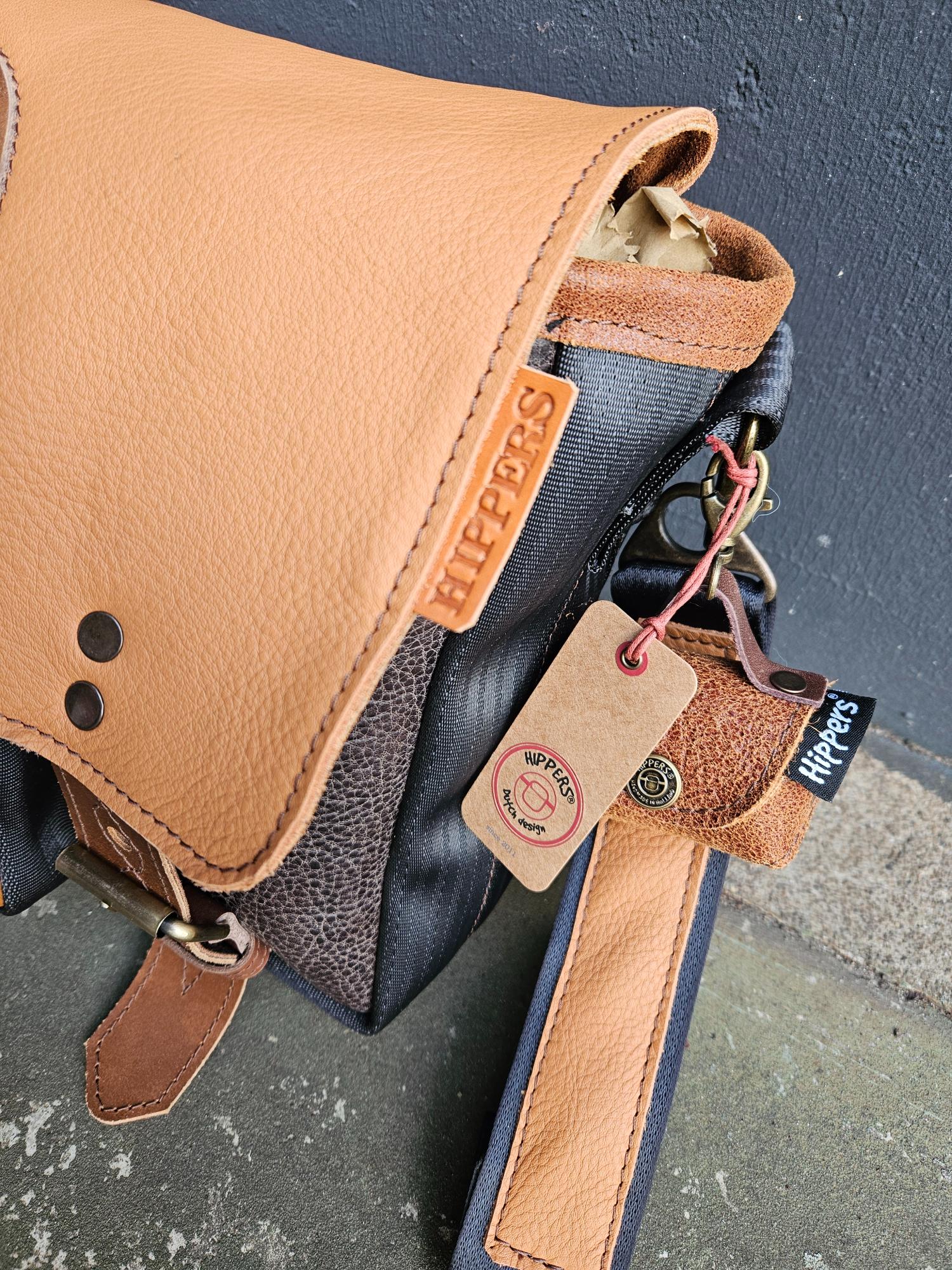 Hippers Gordeltas (laptop) Vintage bruin NABESTELLING - Afbeelding 4