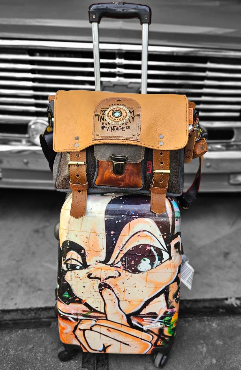 Hippers Gordeltas (laptop) Vintage bruin NABESTELLING - Afbeelding 16