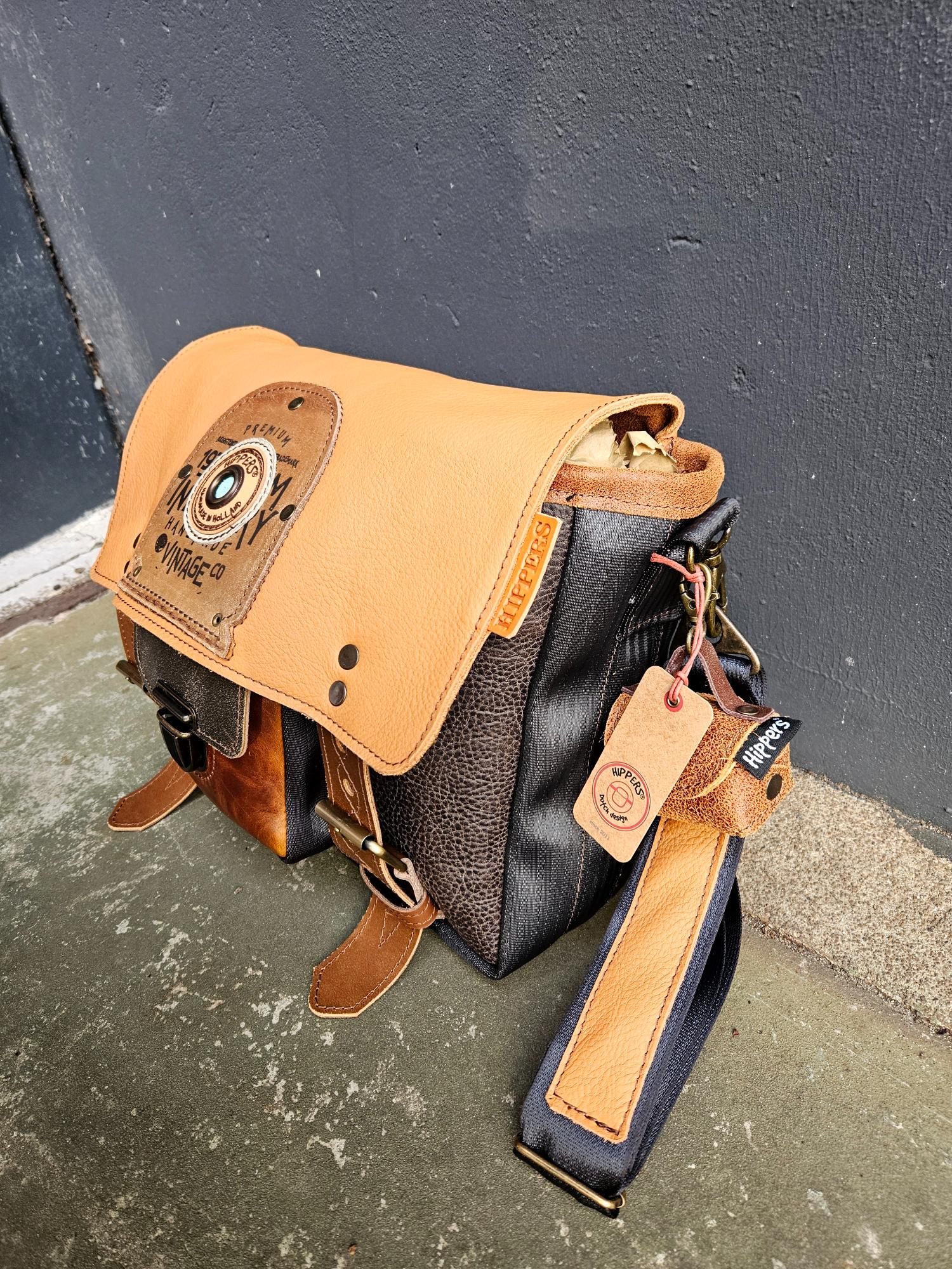 Hippers Gordeltas (laptop) Vintage bruin NABESTELLING - Afbeelding 5