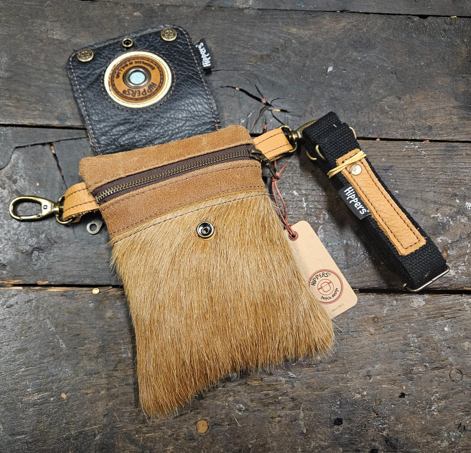 Hippers heuptas 2-zijdig vacht /zwart - Afbeelding 4