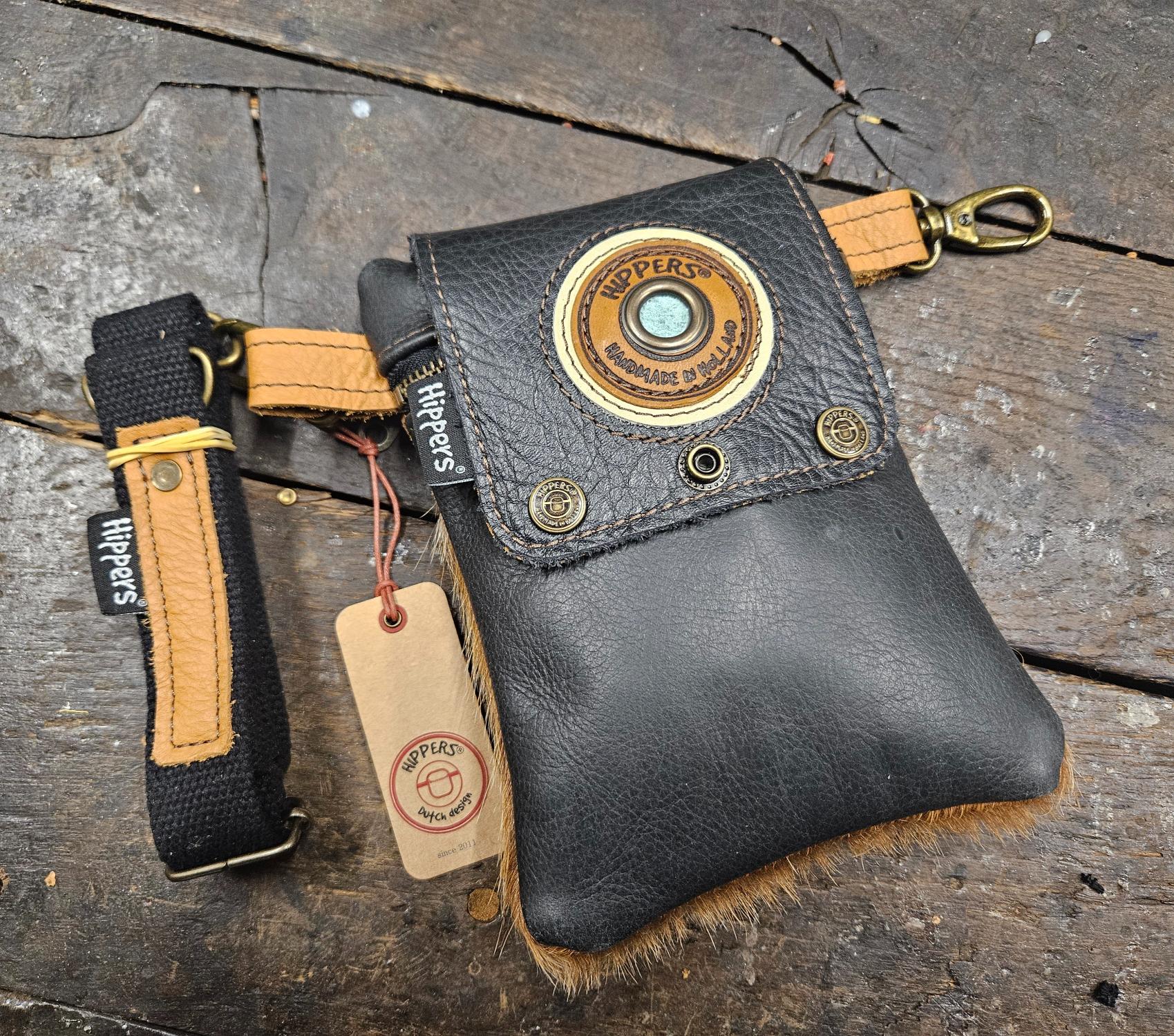 Hippers heuptas 2-zijdig vacht /zwart - Afbeelding 6