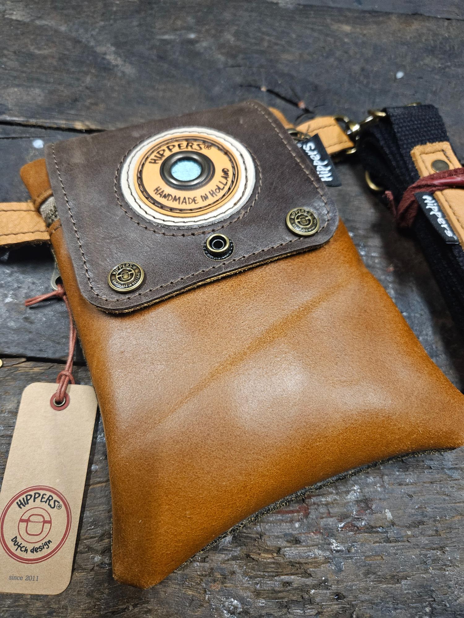 Dubbele Heuptas bruin bruin ruw 2-zijdig - Afbeelding 2